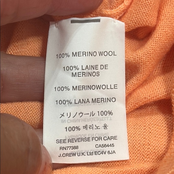 (R)J. Crew Off-the-Shoulder Sweater in Peach - Picture 11 of 13